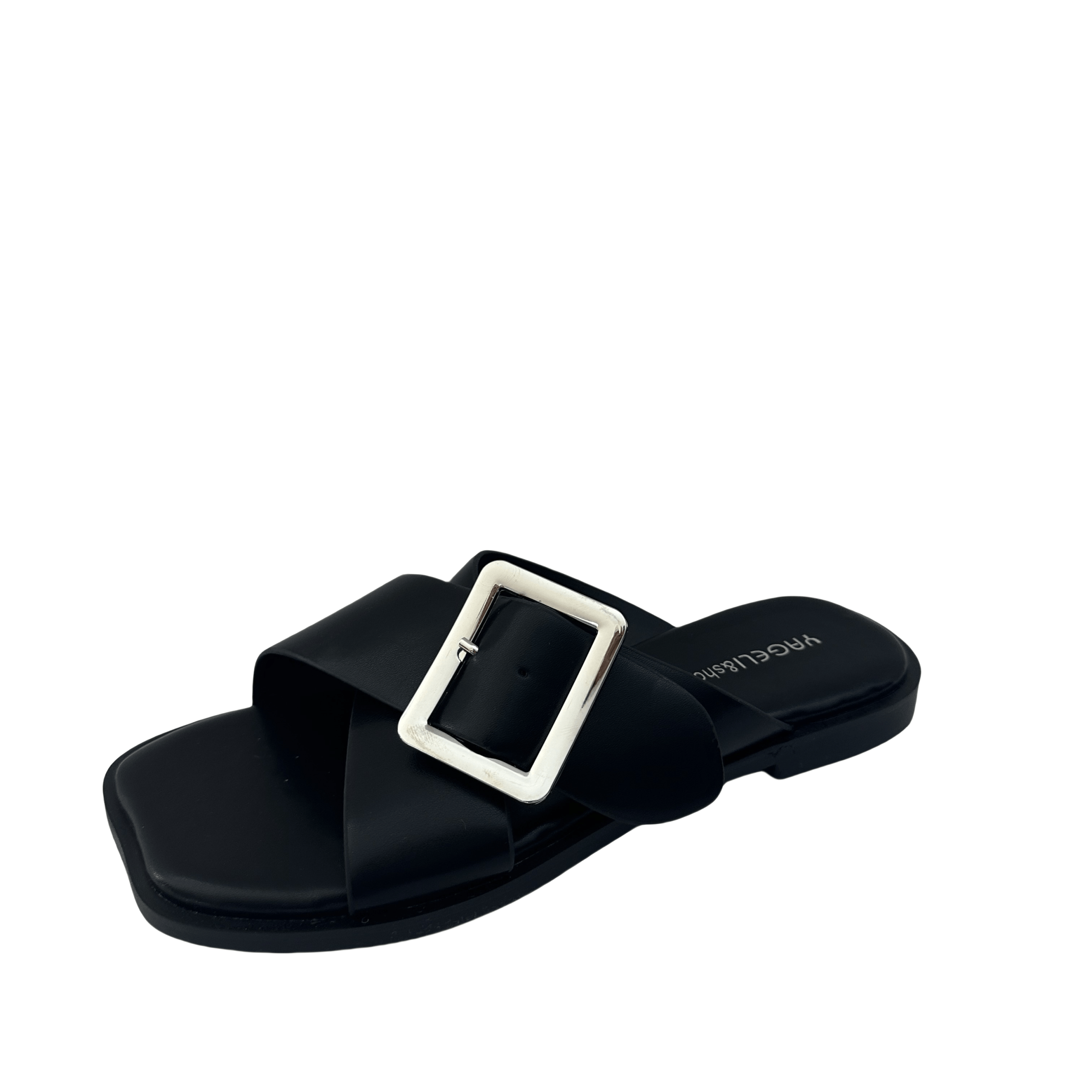 Korean Style Square Toe Flat Sandals Slippers for Women Open Toe French One-Strap 2025 New - Image 5