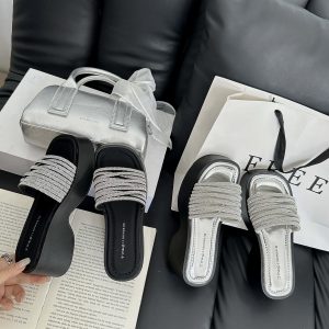 2025 Summer New Retro Platform Slippers for Women - High Heel Beach Sandals