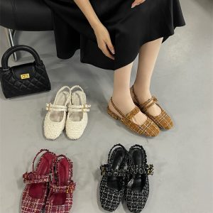 2025 New Fashion Closed Toe Flat Sandals for Women